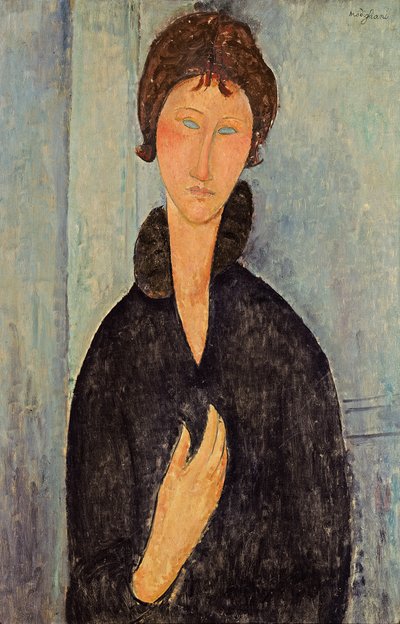 Woman with Blue Eyes by Amedeo Modigliani